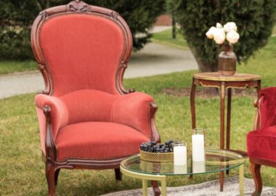 Fotele karmazynowe | 500 zł