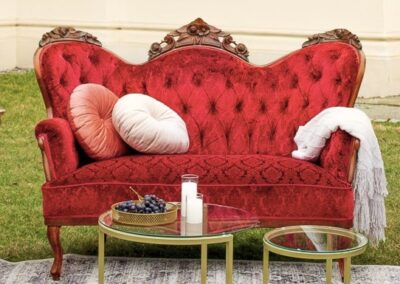 Sofa burgundowa | 600 zł