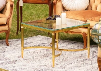 Stolik mosiężny | 150 zł